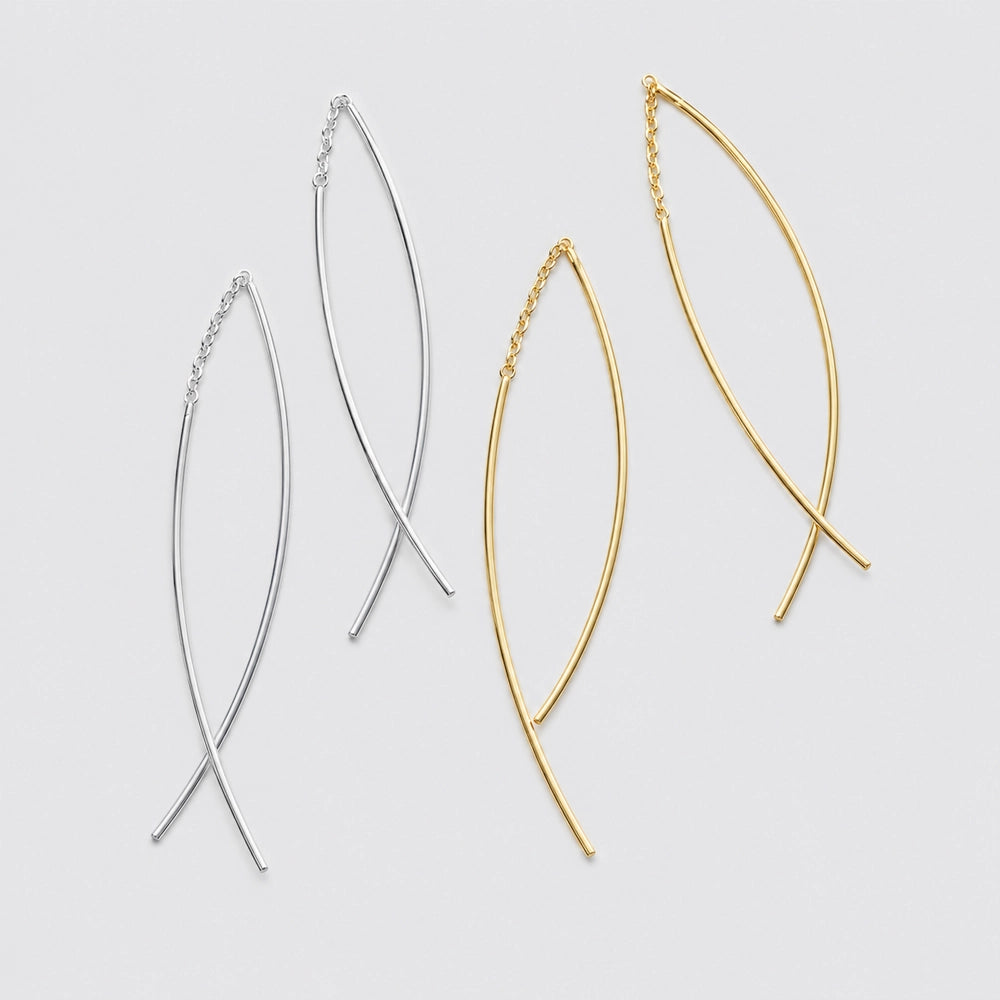 Iza – Slim tassel earrings