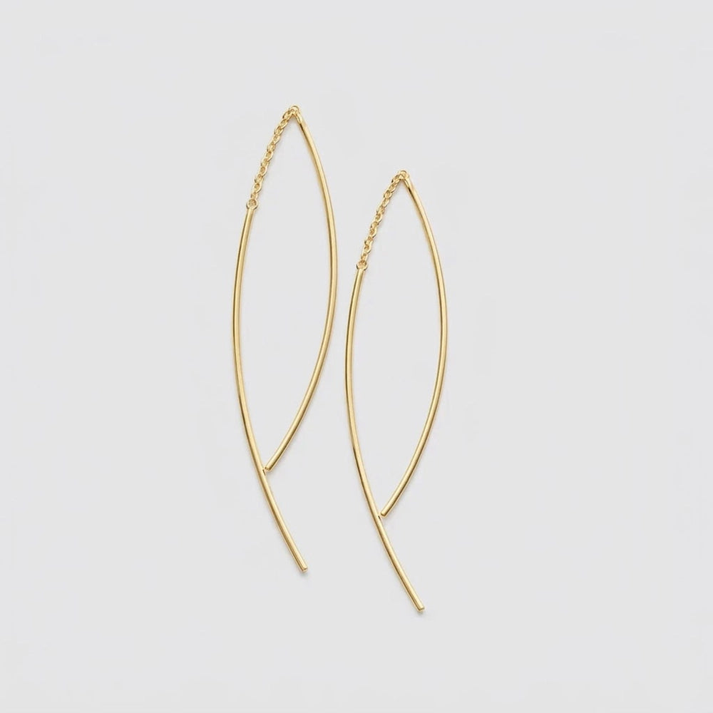 Iza – Slim tassel earrings
