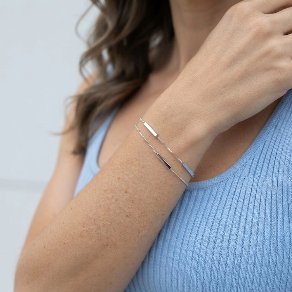 Katy - Armband mit Doppelketten im minimalistischen Stil
