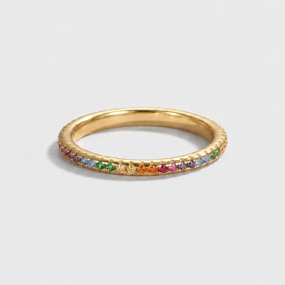 Lexie – Ring with vibrant gem accents
