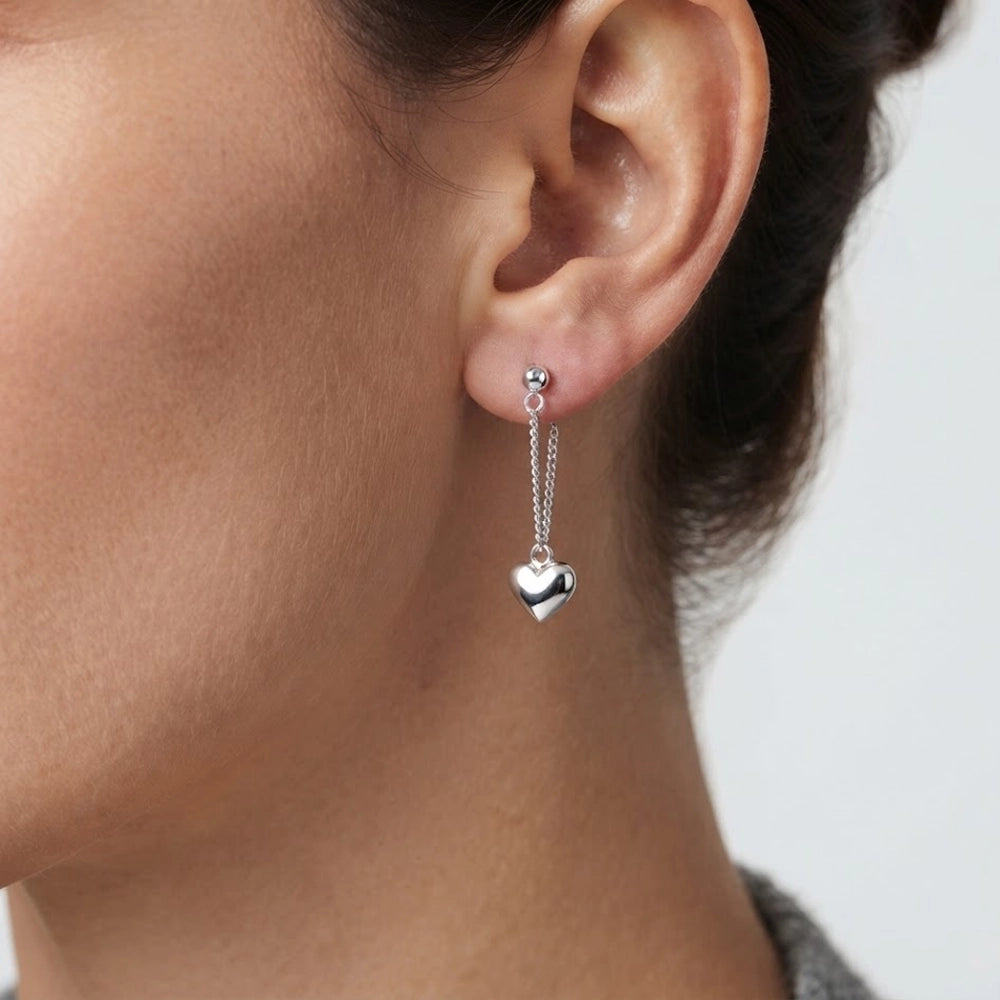 Little Heart – Tassel earrings with decorative heart