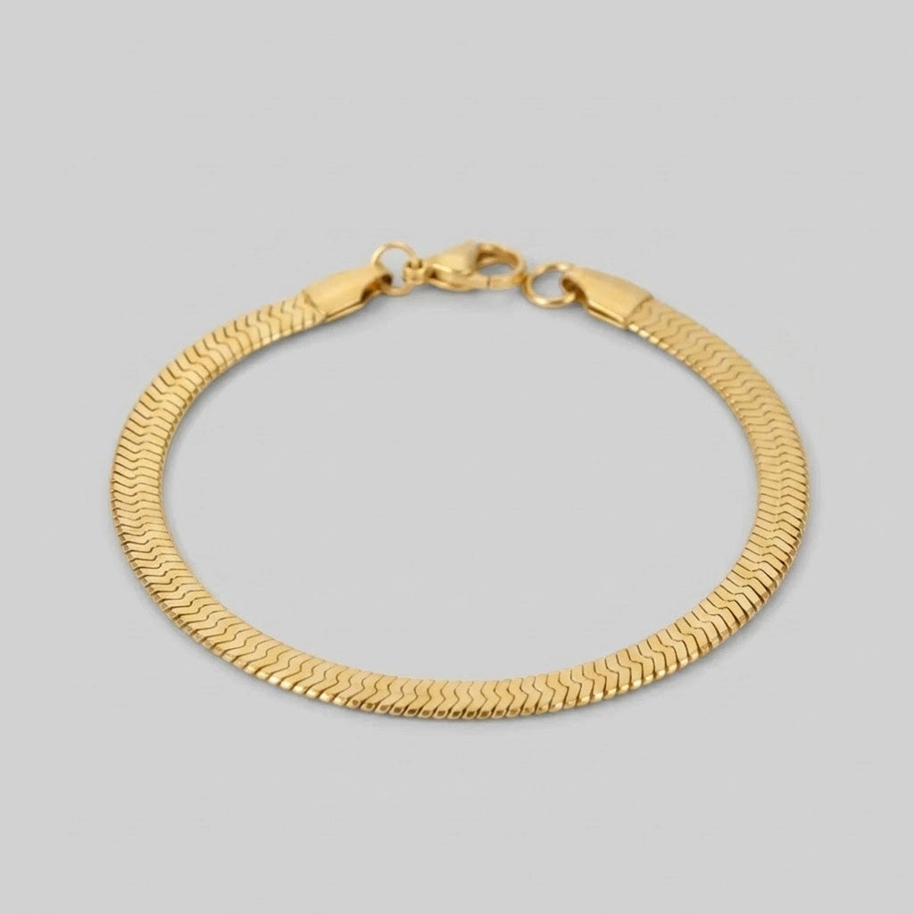 Lindy - Schlangenknochen-Kettenarmband