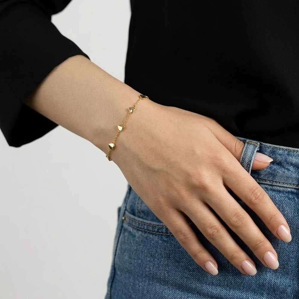 Lover's Link - Armband mit herzförmigen Details