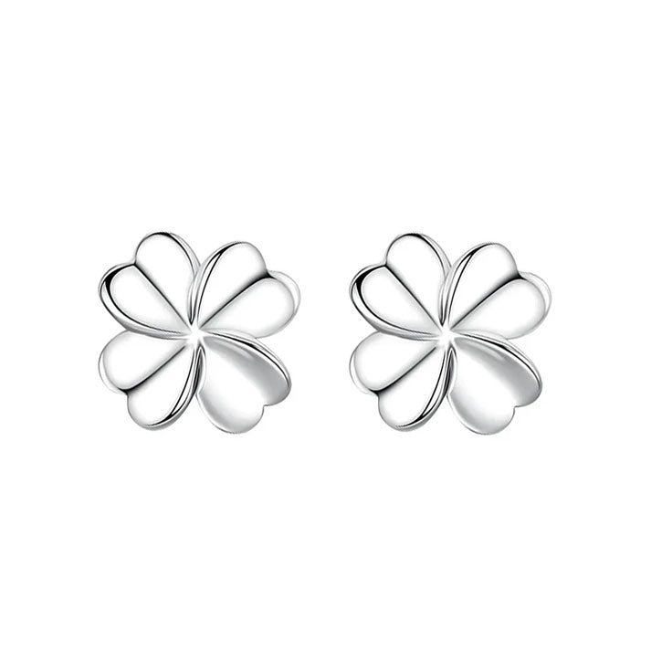 Lucky Clover – Stud earrings with four-leaf clover