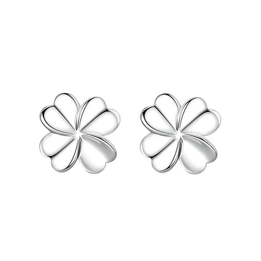 Lucky Clover – Stud earrings with four-leaf clover
