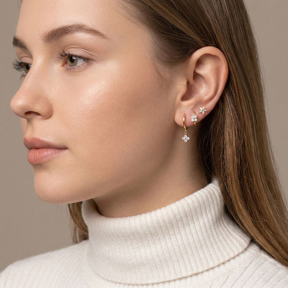 Malva – Hoops with floral design