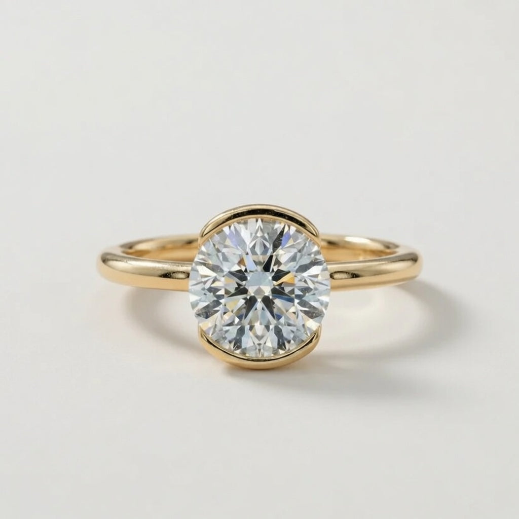 Imperial – Ring with moissanite setting