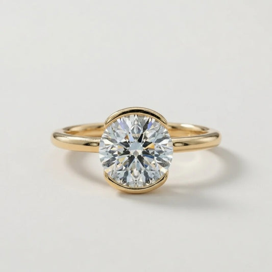 Imperial – Ring with moissanite setting