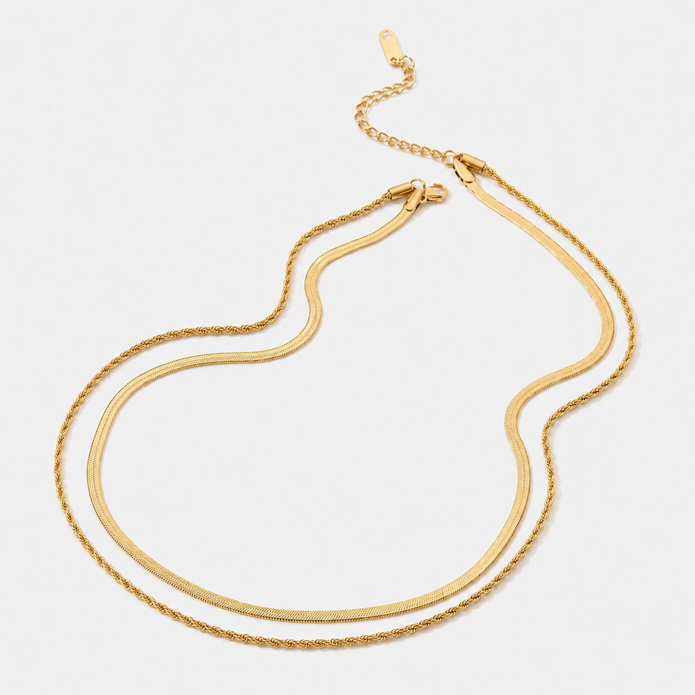 Naomi – Necklace with double chains