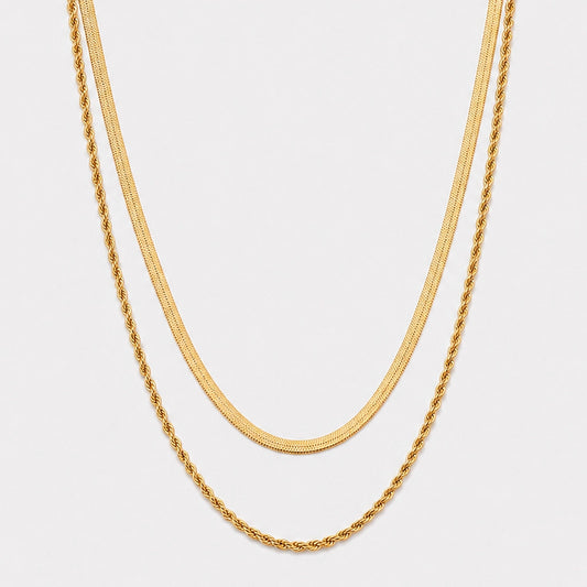 Naomi – Necklace with double chains
