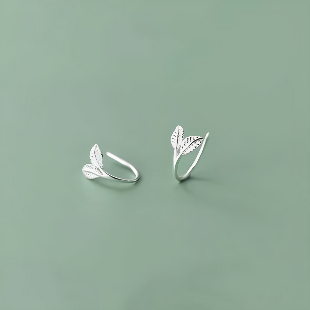 Earrings Leaf