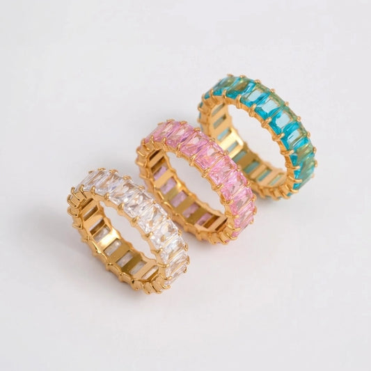 Siri - Elegante ring met levendige kleuren