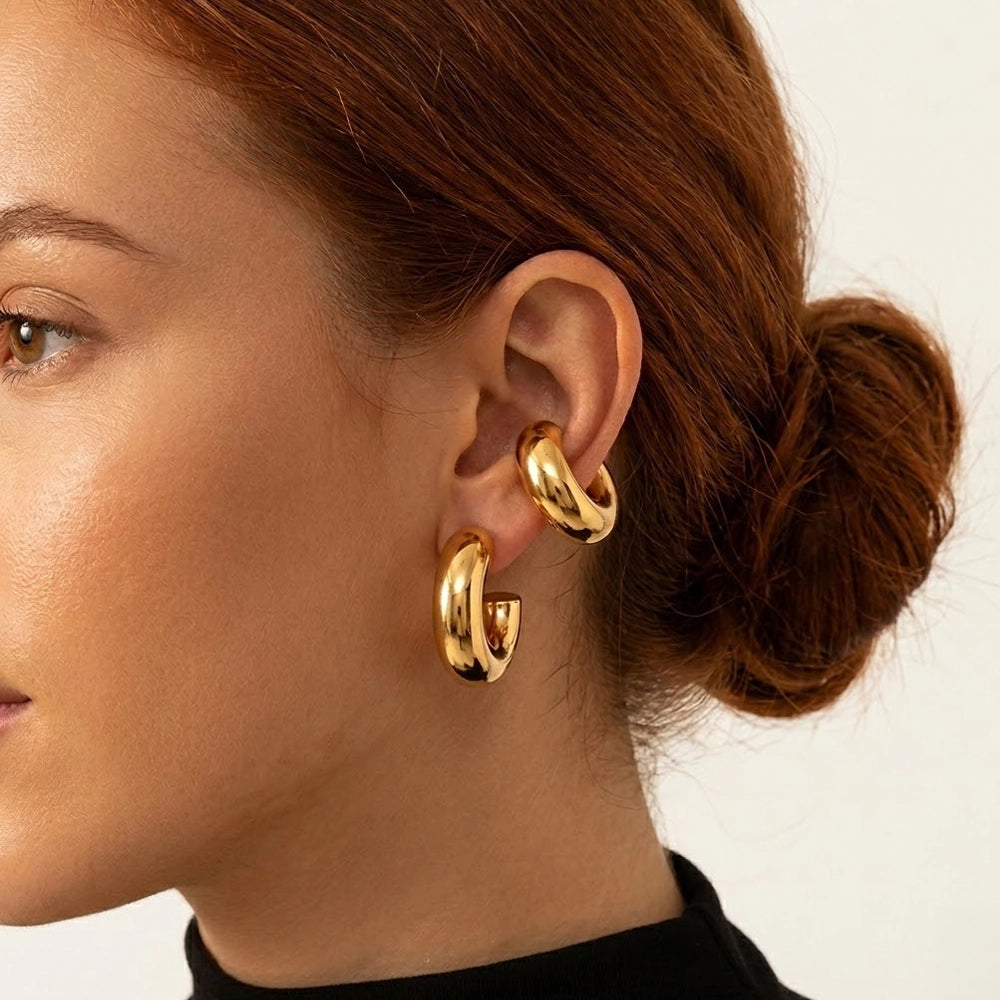Statement – Bold earrings & ear cuffs