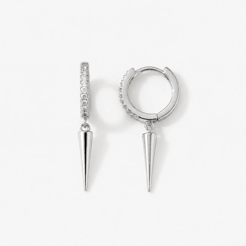 Tova – Hoops with stones and spike design