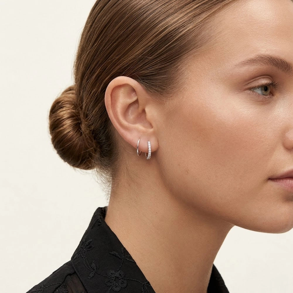 Twiggy – Earrings with twisted design