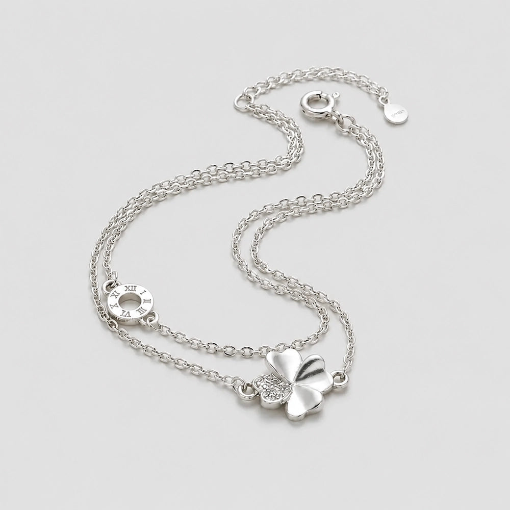 Wishleaf - Armband mit vierblättrigem Kleeblatt