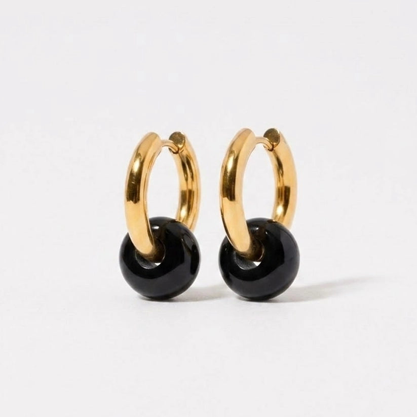 Yesica – Hoops with decorative stone