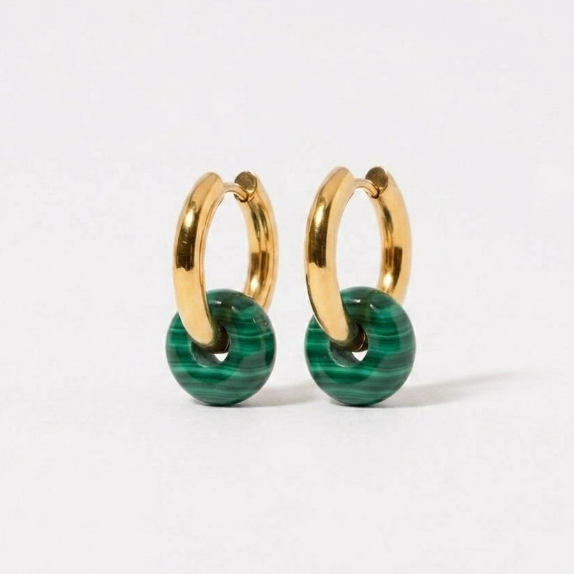 Yesica – Hoops with decorative stone