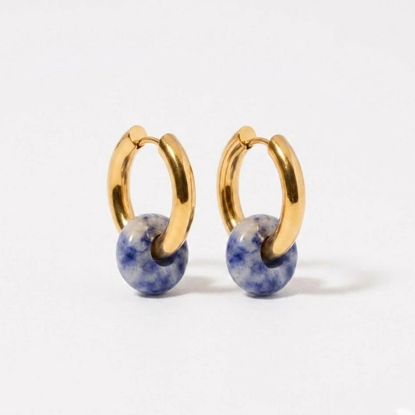 Yesica – Hoops with decorative stone