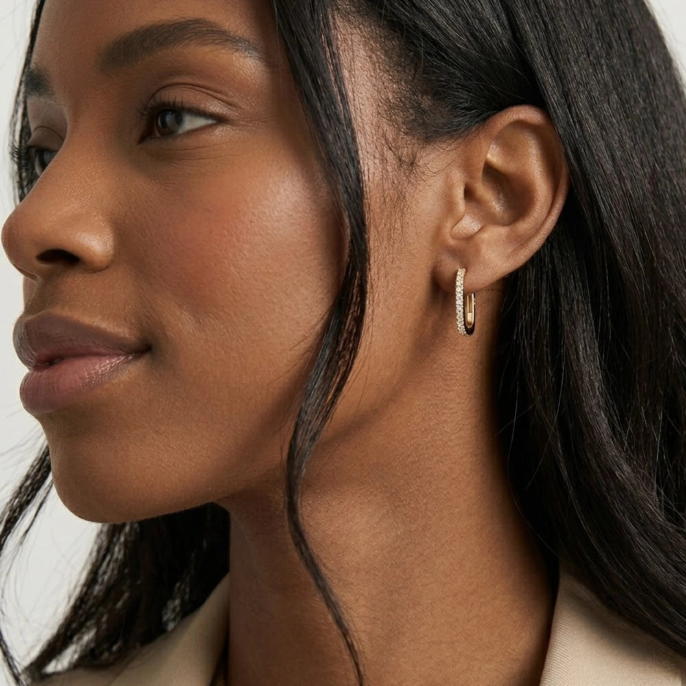 Zelda – Hoops with rectangular shape