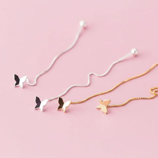 Aimeé - Ohrringe mit Quastenmuster und Schmetterling