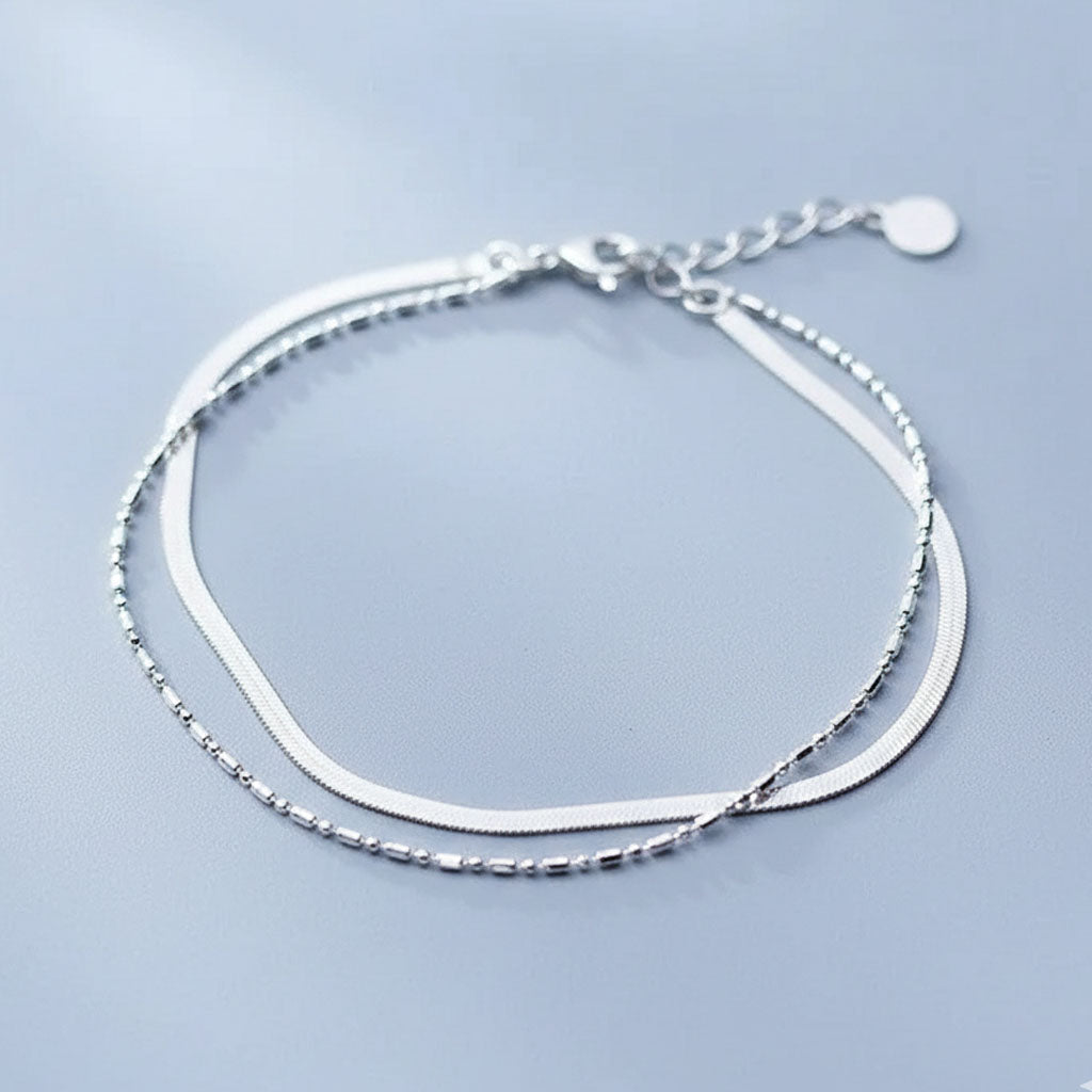 Alexandria - Armband mit zwei einzigartigen Ketten