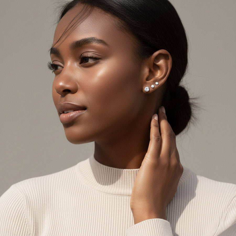 Allie - 3-pack oorbellen