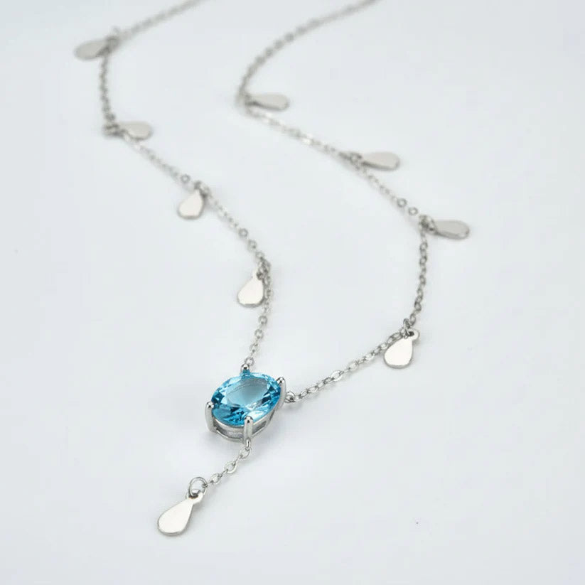 Aqua Haven – Halskette mit Türkisstein