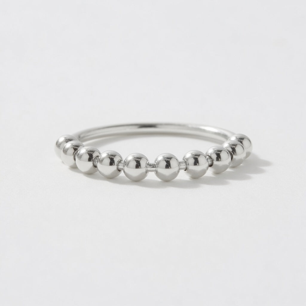 Move - Anti-Stress-Ring mit rotierenden Perlen