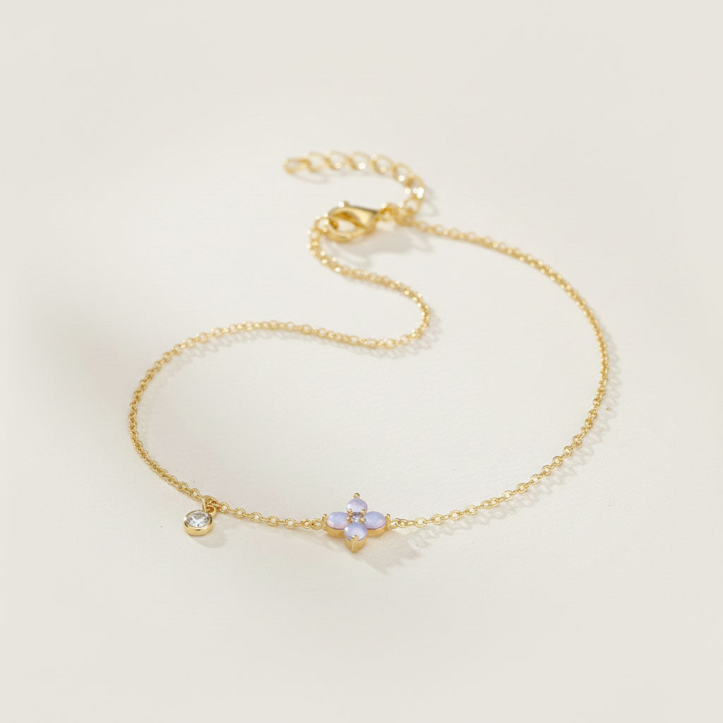Azuralie - Armbänder mit blauer Blume