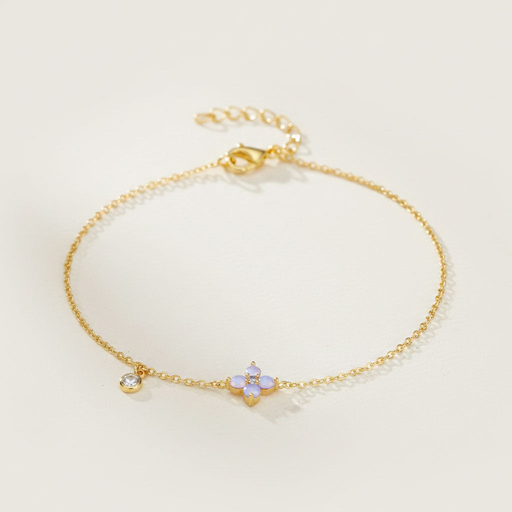 Azuralie - Armbänder mit blauer Blume