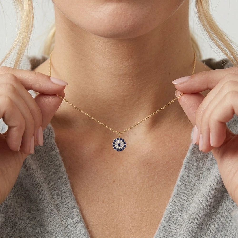Blue Eyes – Necklace with blue stones