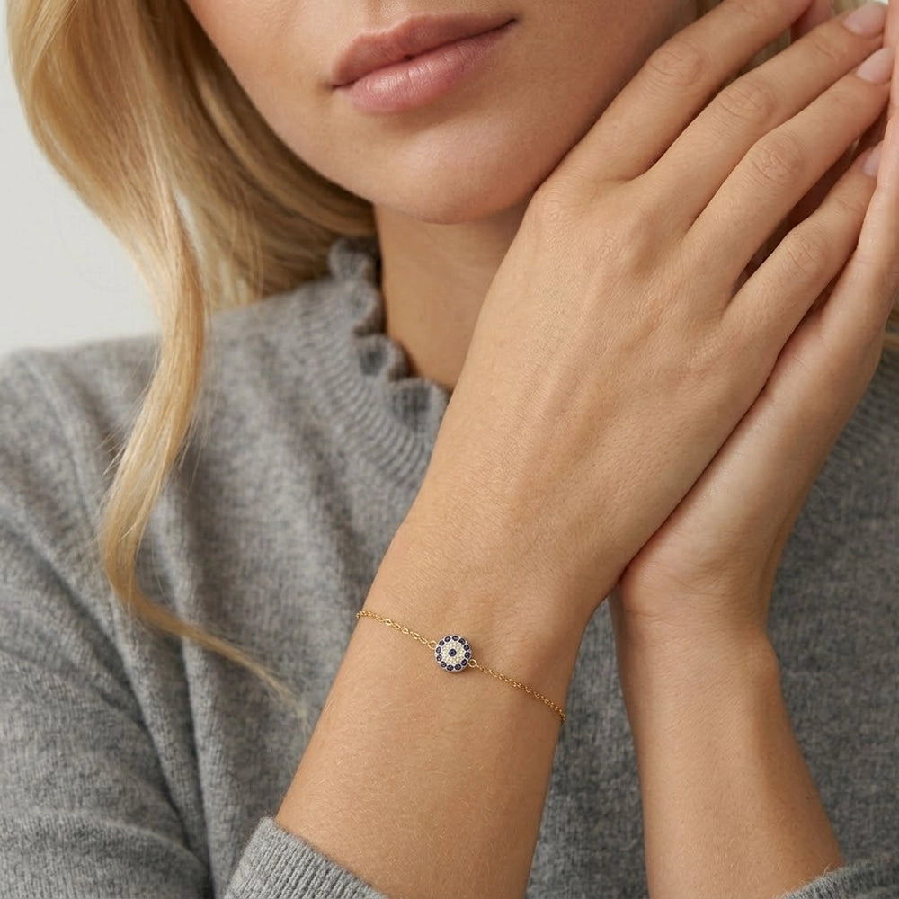 Blue Eyes - Armband mit blauen Steinen