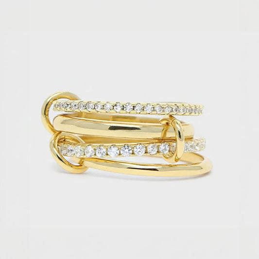 Bonded – Ring featuring connected links