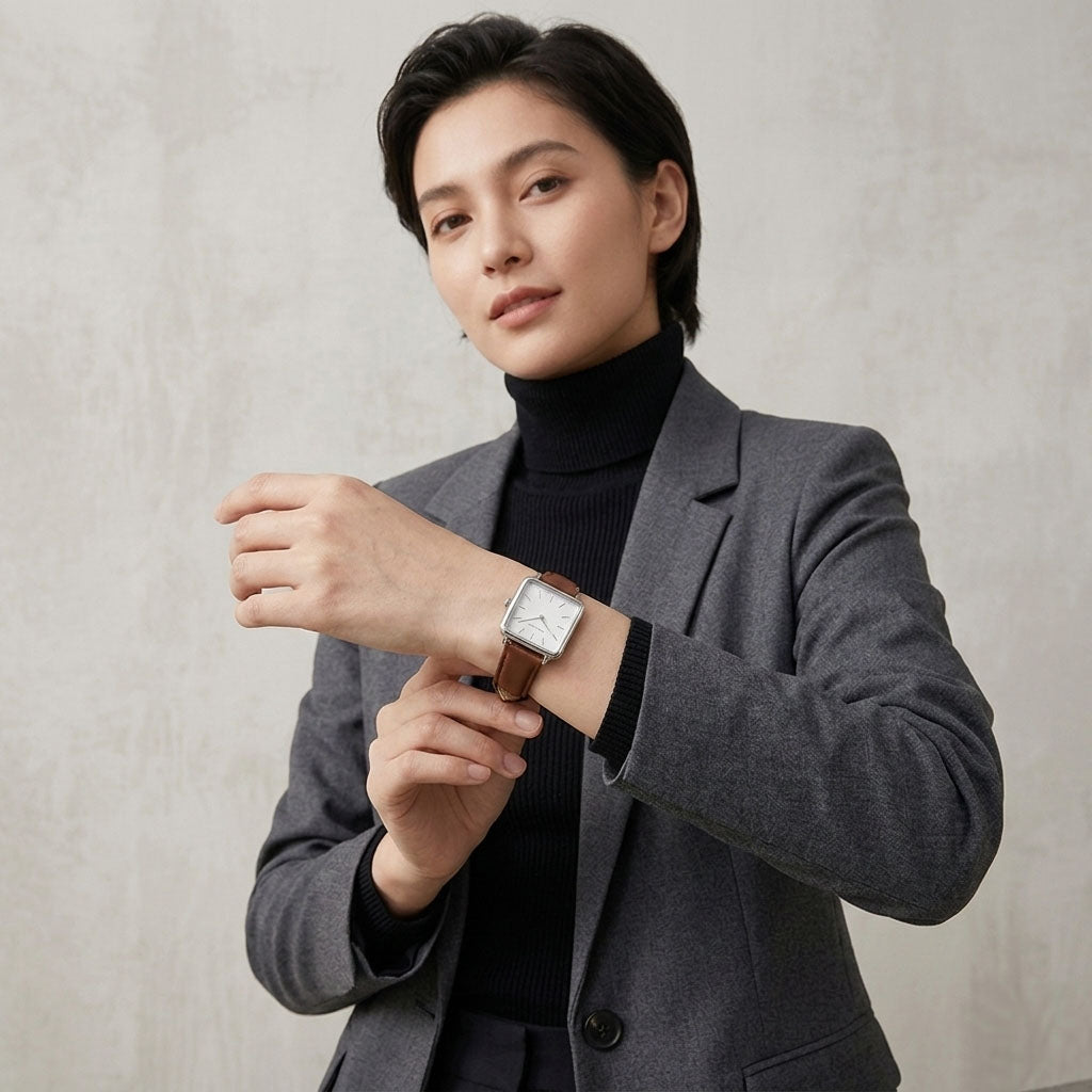 Business - Uhr im Vintage-Stil