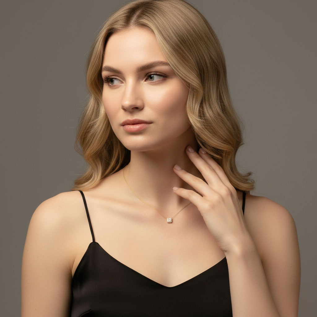 Dazzle Bar - Halskette mit funkelnden Steinen