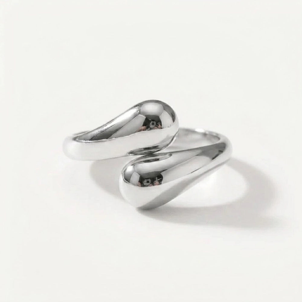 Eclipse - Verstellbarer Ring mit Tränenmotiv