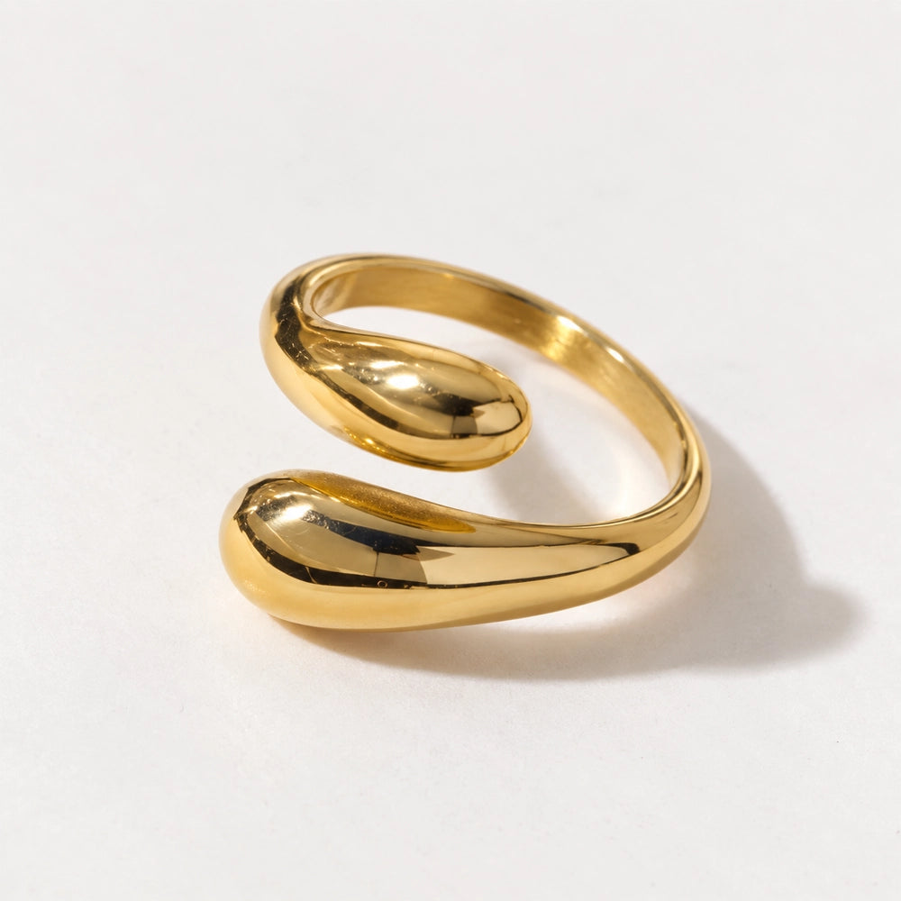 Eclipse – Adjustable ring with teardrop design