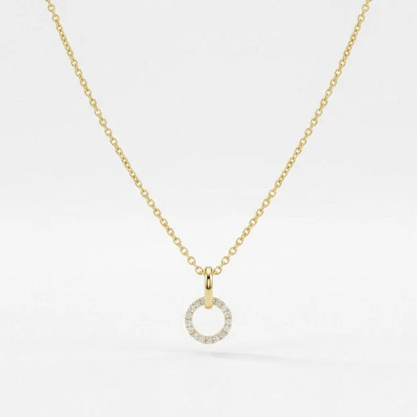 Elowen – Necklace with circle pendant