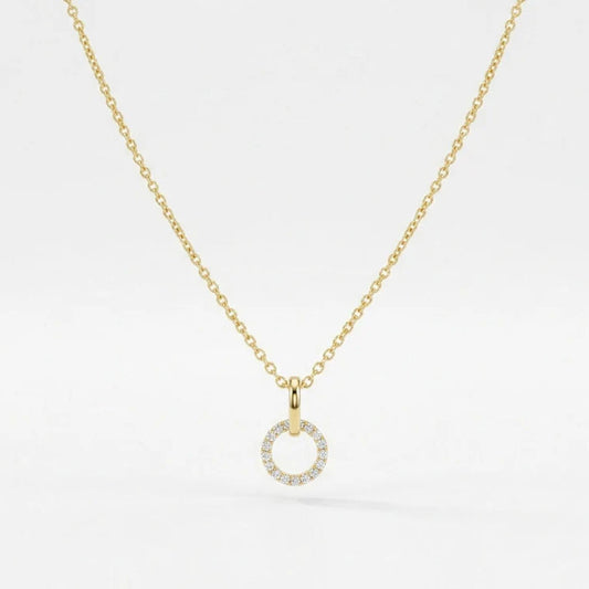 Elowen – Necklace with circle pendant
