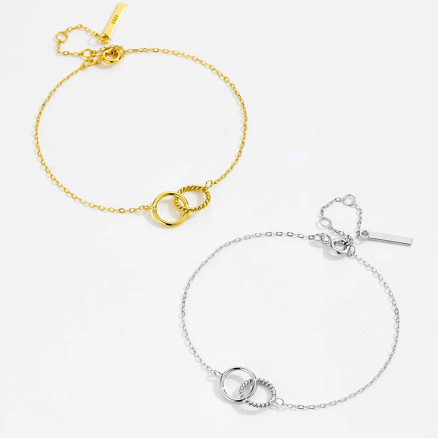 Eterna – Bracelet with interwoven rings