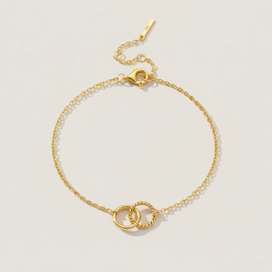 Eterna - Armband mit verflochtenen Ringen