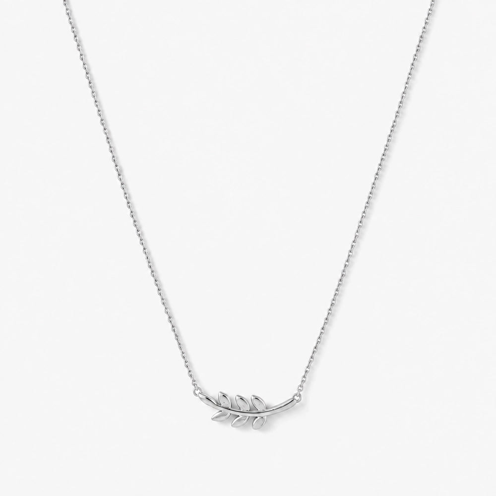 Evergreen - Ketting met bladvormige hanger