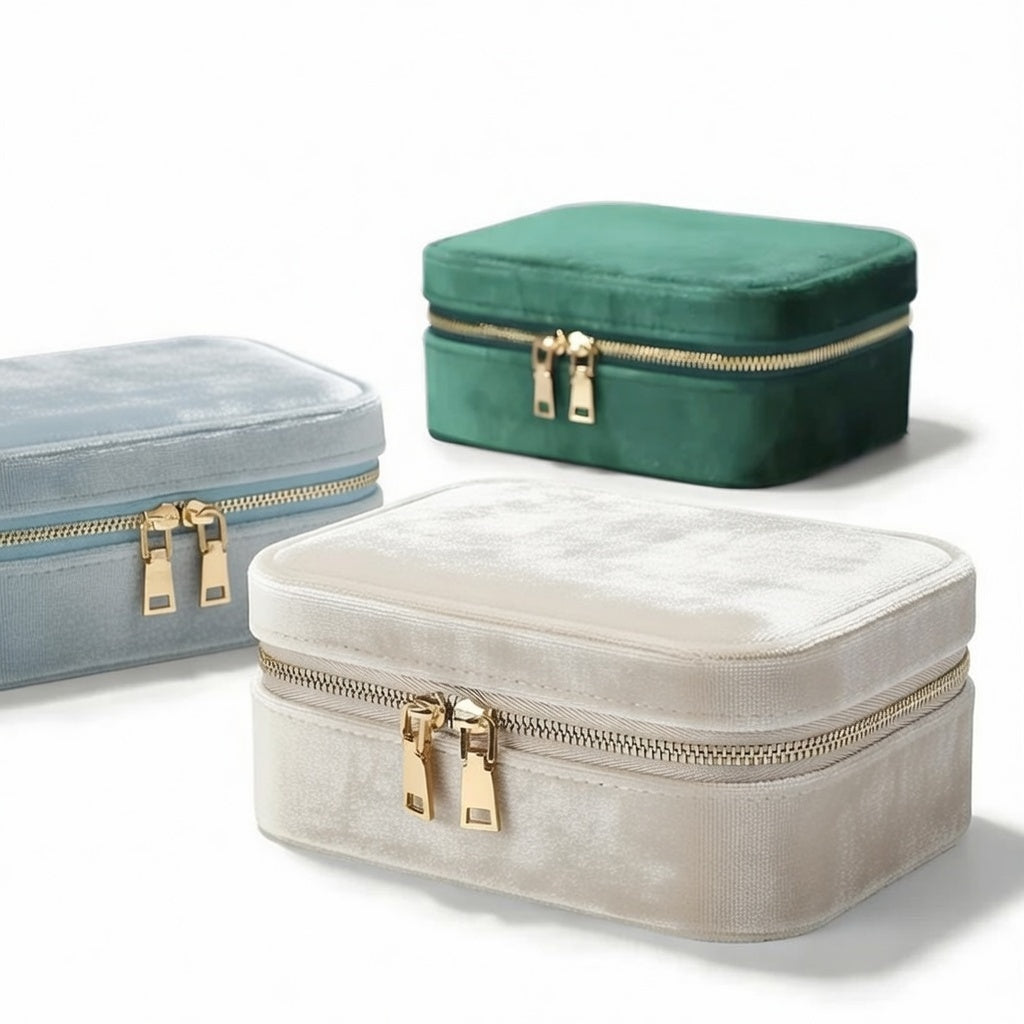 Dream Chest - Fluwelen sieradenkistje met rits