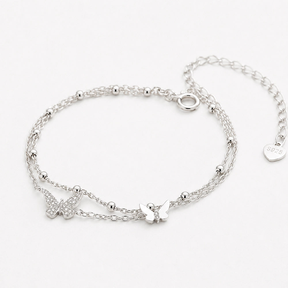 Flutter Charm - Armband mit Schmetterlingen