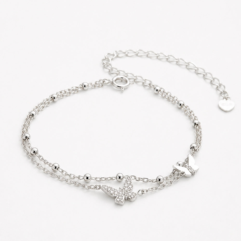 Flutter Charm - Armband mit Schmetterlingen