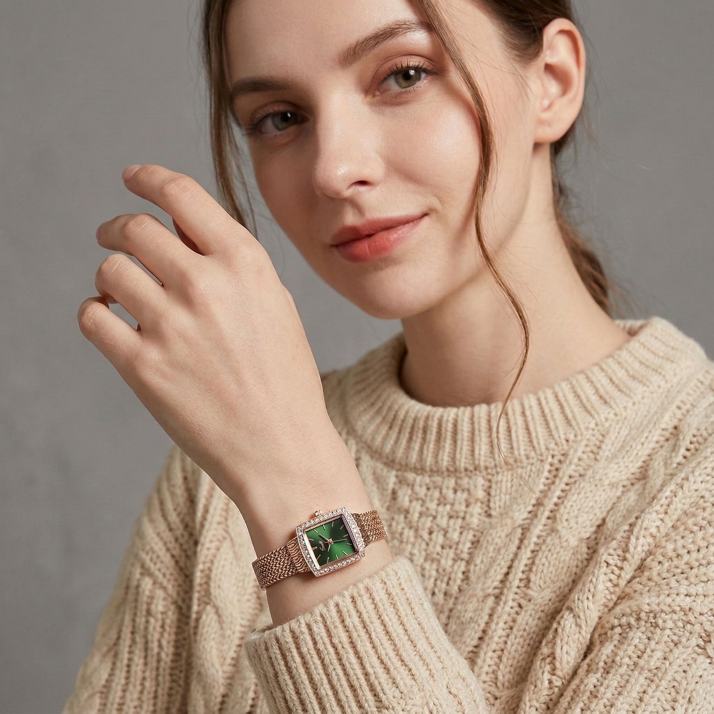 Glow - Glitzernde Uhr mit femininem Touch