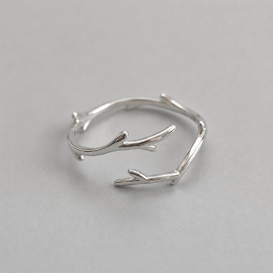 Oak - Verstelbare ring met takkenontwerp