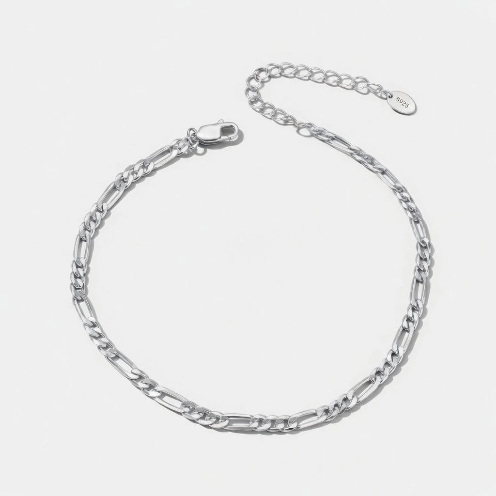 Hekla – Anklet with figaro chain