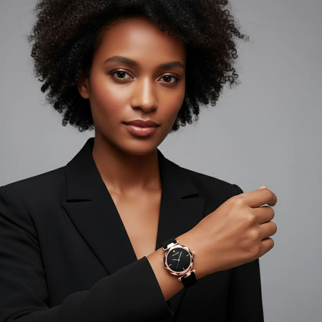 Hilda - Uhr mit Lederarmband